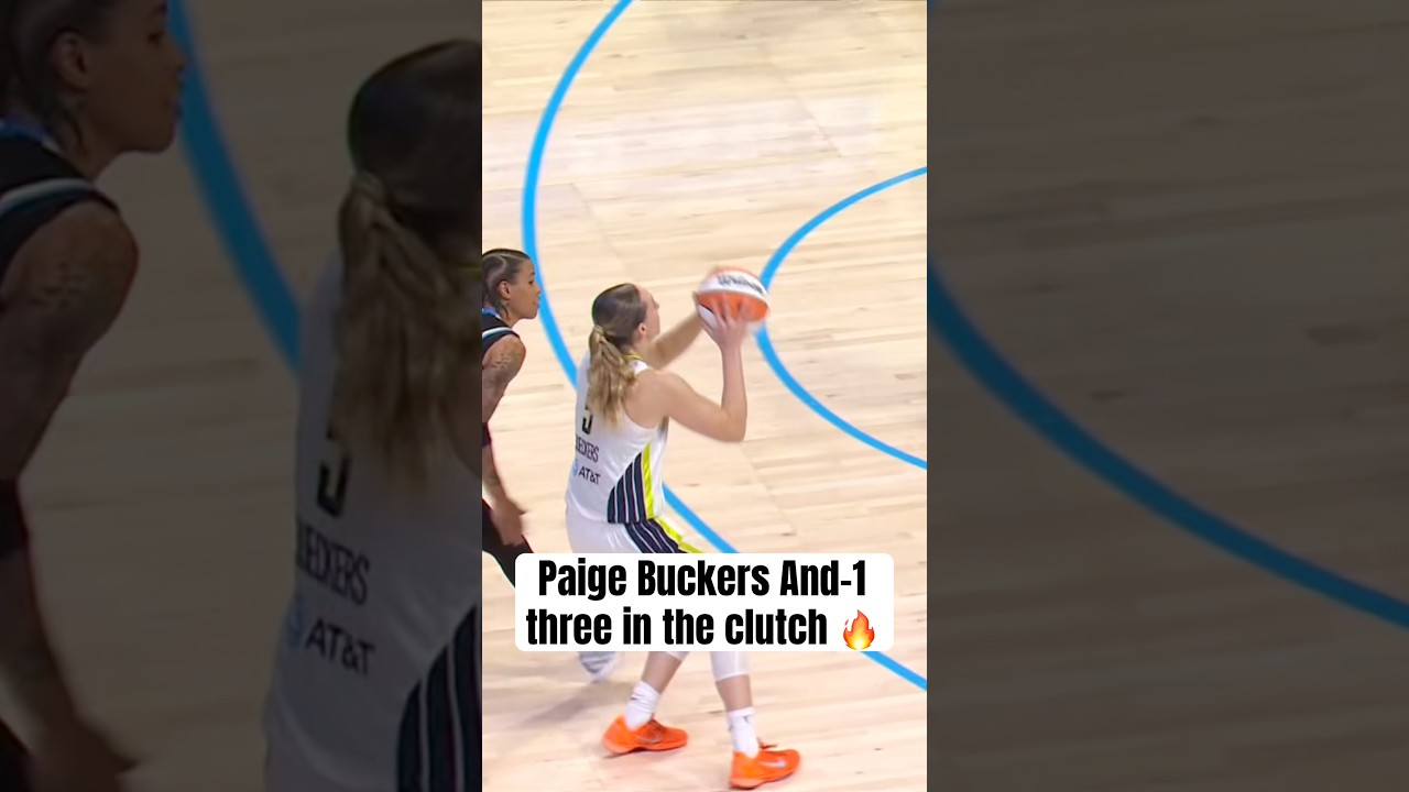 PAIGE BUECKERS DELIVERS IN THE CLUTCH 😤