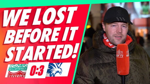 'WE LOST BEFORE IT STARTED!' | Liverpool 0-3 Crystal Palace | AGT | Instant Match Reaction