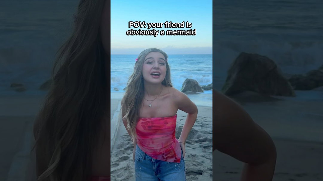 POV: your new friend is a mermaid 😂 #pov #shortsfeed #funny #mermaid