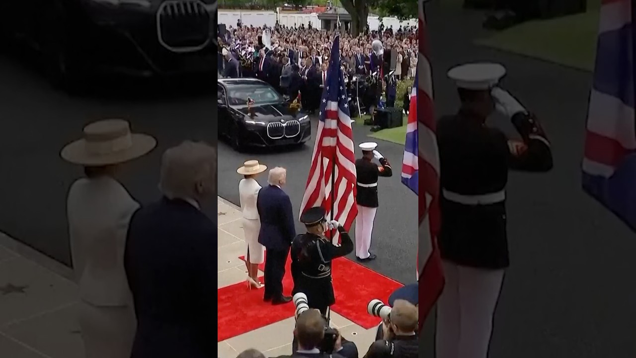 Trump Gives King Charles Ceremonial White House Greeting