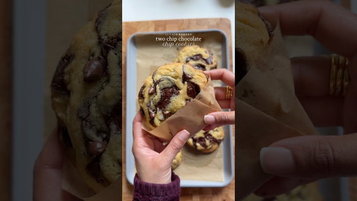 Two chip chocolate chip cookies 🍪