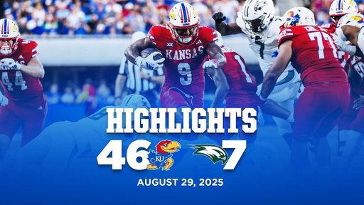Kansas Football vs. Wagner Highlights
