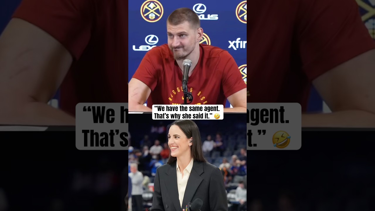 Jokić on being Caitlin Clark’s favorite player 😂