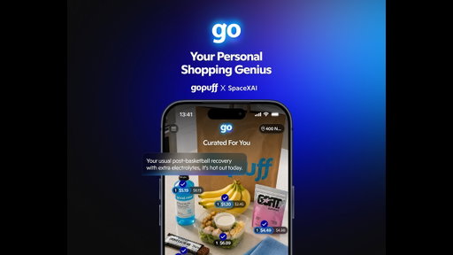 Meet Go, Your Personal Shopping Genius | Co-developed by Gopuff and SpaceXAI