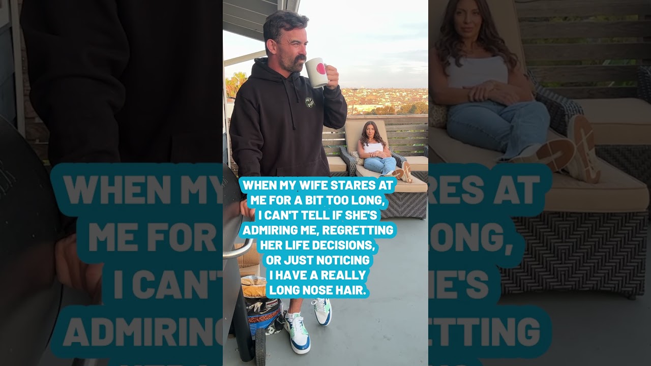 Is it love or regret I genuinely can't tell #couplehumor #marriage #shorts