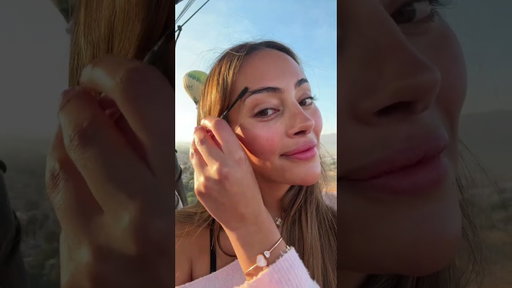 get ready with me IN A HOT AIR BALLOON 😭💀 #grwm #everydaymakeup #makeup