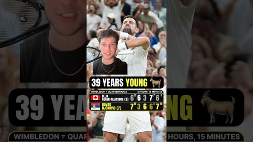 Novak Djokovic is INSANE 🐐