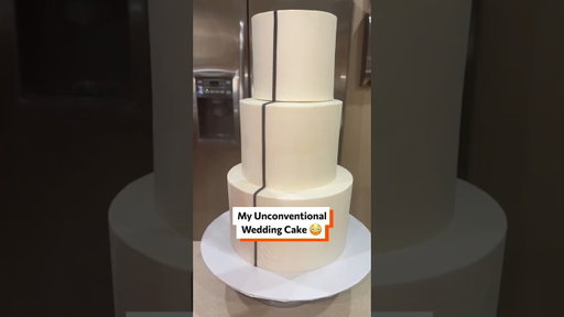 My Unconventional Wedding Cake 😳 #WeddingCake #CustomCakes #CakeDesign