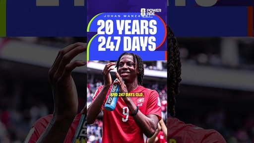 At just 20 years old, Johan Manzambi made history for Switzerland at the World Cup!🇨🇭💪