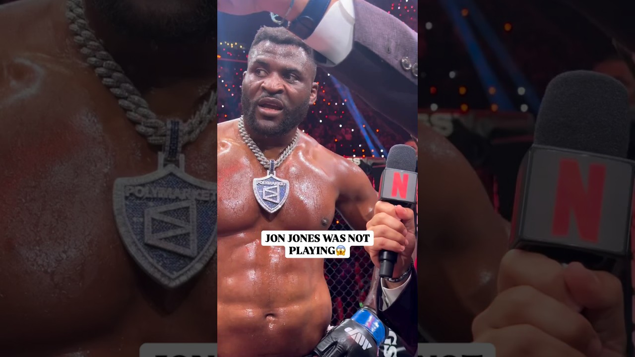 JON JONES WAS NOT PLAYING WITH FRANCIS NGANNOU 😱