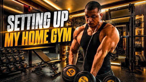 I MADE MY OWN PRIVATE GYM AT HOME