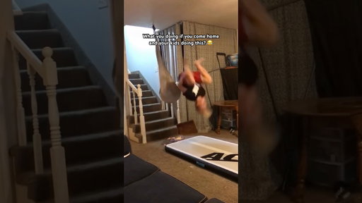 When Your Kid Is Doing Crazy Stuff In The House 😂 #comedy #shorts