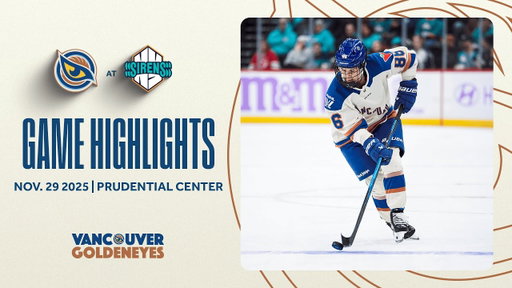 Vancouver Goldeneyes vs  New York Sirens Game Highlights | November 29th, 2025