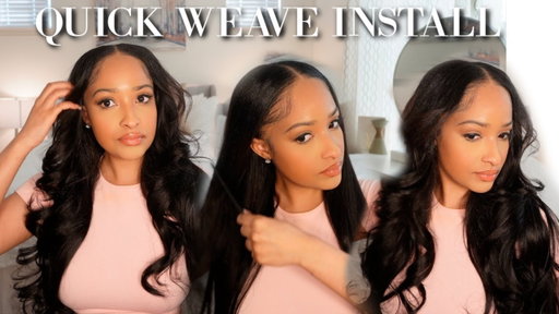 A Easy Natural & Versatile Quick Weave! Ft. Curls Queen