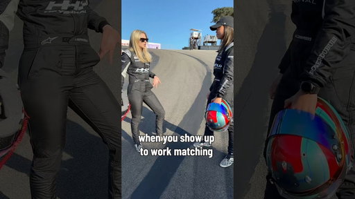 when you show up to work matching 🤭🫠 #rafaracing #funny #corkscrew #lagunaseca