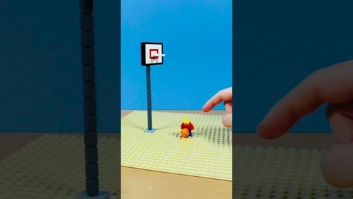 LEGO Basketball Stop-Motion! 🏀 #LEGO #animation  #stopmotion