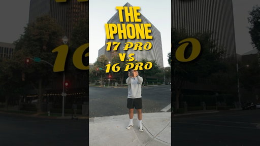 iPhone 17 pro vs the iPhone 16 pro #shorts #iphone #apple