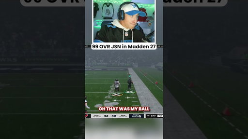 99 Overall JSN is INSANE in Madden 27 #madden27 #madden #gaming #thegoosetv #shorts