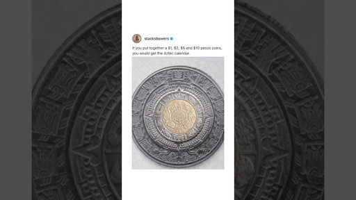 The Hidden Secret Inside Mexican Pesos!!! #shorts