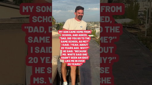 Son Realizes Dad Was The School Idiot #shorts #funny