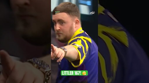 LITTLER 167 CHECKOUT! 🪄 | 2025 Mr Vegas Grand Slam of Darts
