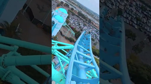 Could YOU handle this rollercoaster?? 📍 Electric Eel – SeaWorld San Diego