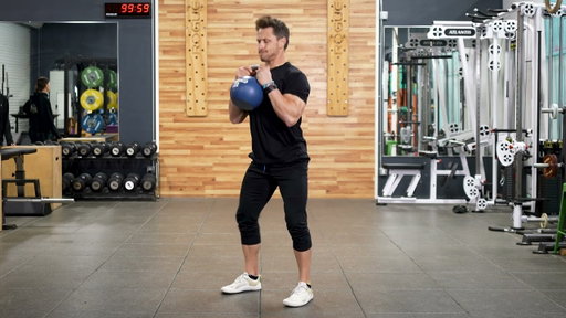 Russian Kettlebell Swing to Goblet Squat