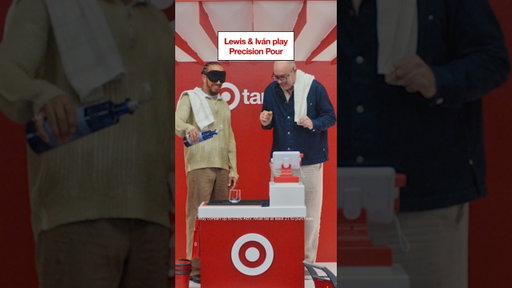 Mixologist-Level Precision Pours of Almave with Lewis Hamilton #TinyTarget #shorts