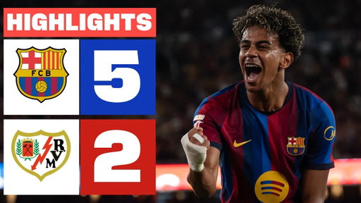 FC BARCELONA 5 - 2 RAYO VALLECANO | RESUMEN LALIGA EA SPORTS