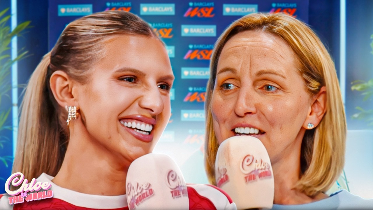 Chloe Burrows Did A Podcast INSIDE The Emirates Stadium!