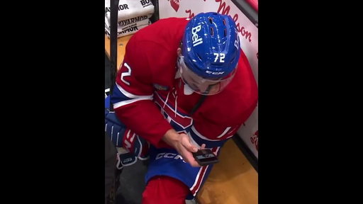 Arber Xhekaj Watches Brother Florian's Fight From the Penalty Box 😭🙌 | Habs/Leafs Split Squad Games