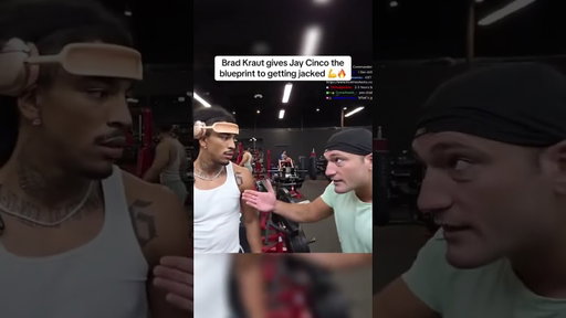 Brad gives JayCinco the blueprint 😳 #bradkraut #twitchclips #fitness #gym #shorts