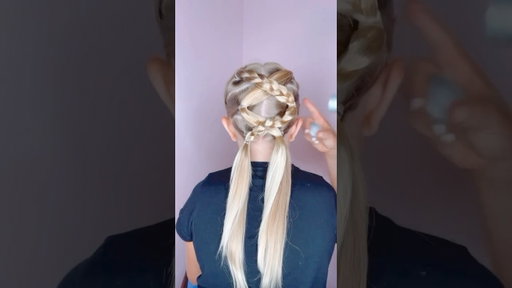 HAIRSTYLE IDEA FOR SCHOOL | Audrey and Victoria #hairstyle PRODUCTS USED IN DESCRIPTION BELOW ⬇️