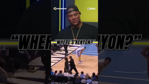 When a fan ran onto the court looking for Kenyon 🤣