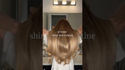 HOW TO GET SHINY HAIR AT HOME❤️At-Home Shiny Hair Routine