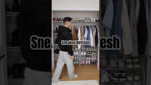 Sneaker Closet Refresh 🧼