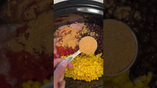 Crocktober day 1!  Crockpot fiesta chicken #shorts