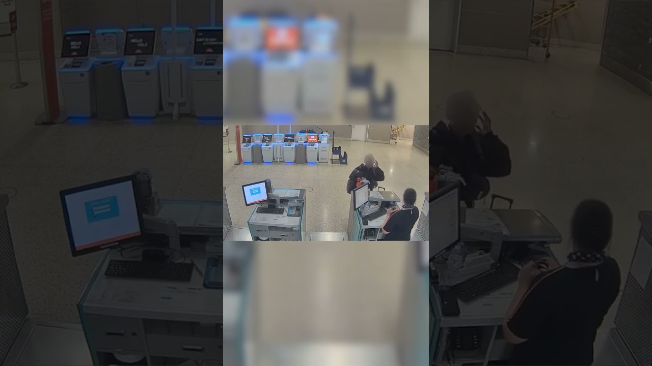 Woman Arrested After Tying Up Dog at Airport and Departing, on Video