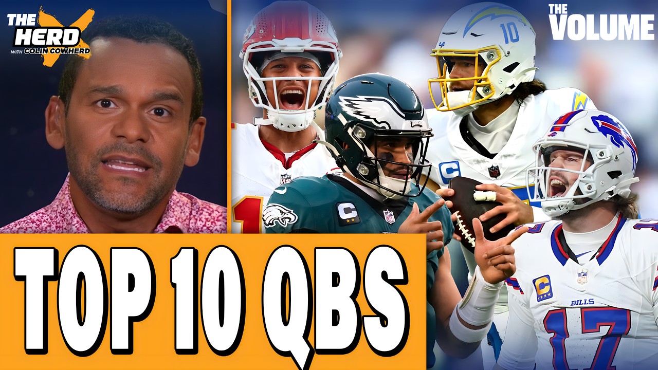Top 10 NFL QBs: Allen, Mahomes, Hurts, Herbert + Bijan Robinson to Bears? | THE HERD