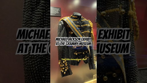 The 16lb Rhinestone Jacket Worn By Michael Jackson