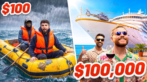 SIDEMEN $100,000 vs $100 CRUISE HOLIDAY