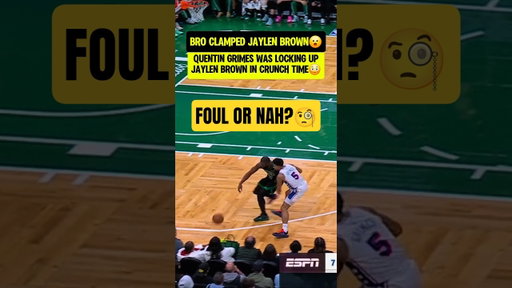 Elite defense or was JB getting FOULED?🤔