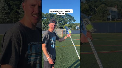How to never lose the ball in lacrosse #shorts