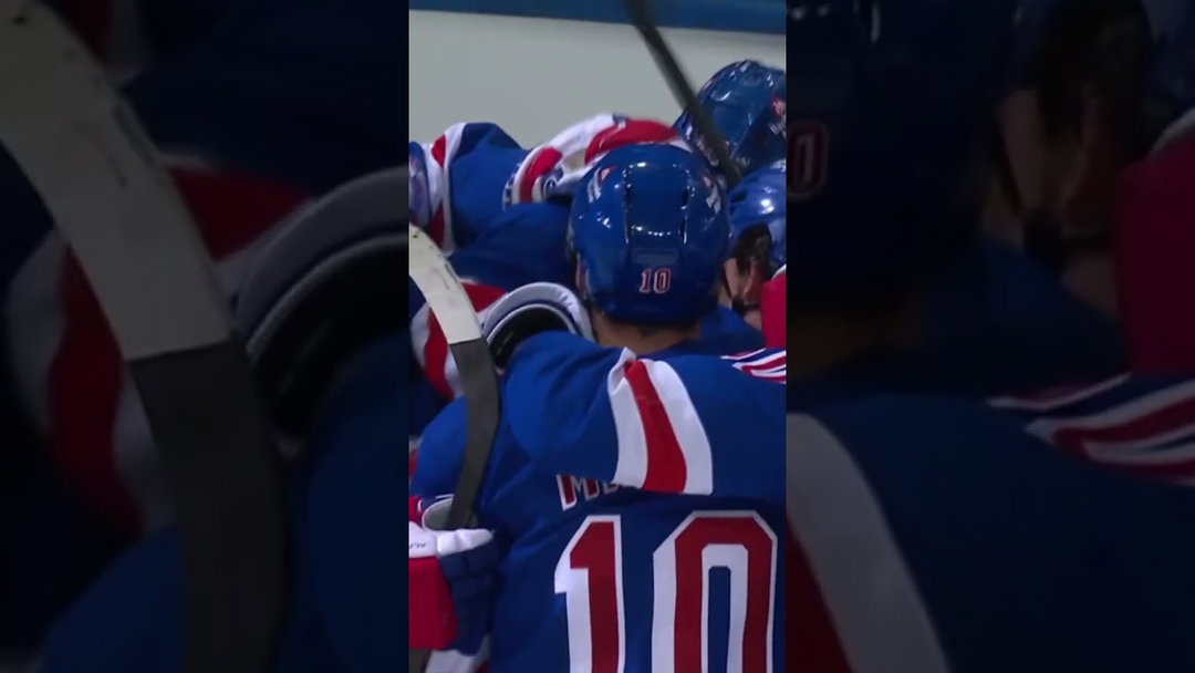 IGOR SHESTERKIN HAS SCORED A GOALIE GOAL!!! #nyr #nhl #hockey #igorshesterkin