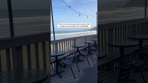 Send this to someone who loves 🌮✨ Taco Bell, but make it oceanfront, This beachfront Taco Bell in