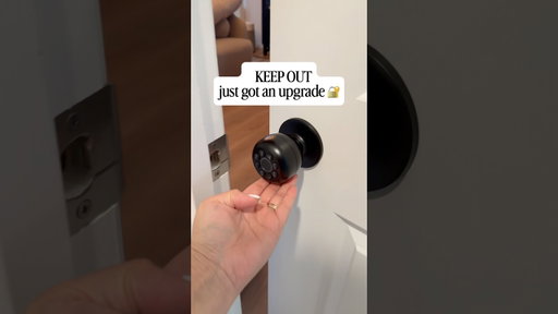 Can’t believe how well this smart lock worked! 🤯
