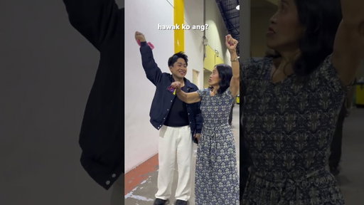 Sorry mali yung hawak ko #theAguinaldos