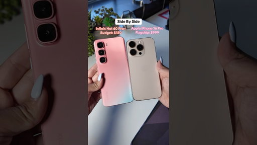 Side By Side: Budget Infinix Hot 60 Pro+ vs. Flagship Apple iPhone 16 Pro