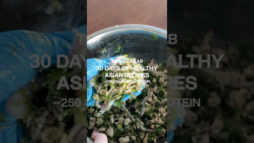 30 DAYS OF HEALTHY ASIAN RECIPES | TURKEY LAAB