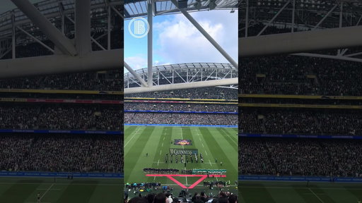 Aviva rocking for Ireland’s call ahead of ☘️ v 🏴󠁧󠁢󠁳󠁣󠁴󠁿 #rugby #sixnations #irishrugby